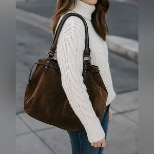 Maurizio Taiuti Italy Suede Leather Purse